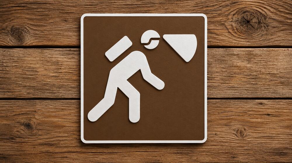 Spelunking Recreation Sign Cave Exploring Caving National Park Forest Camp Hike